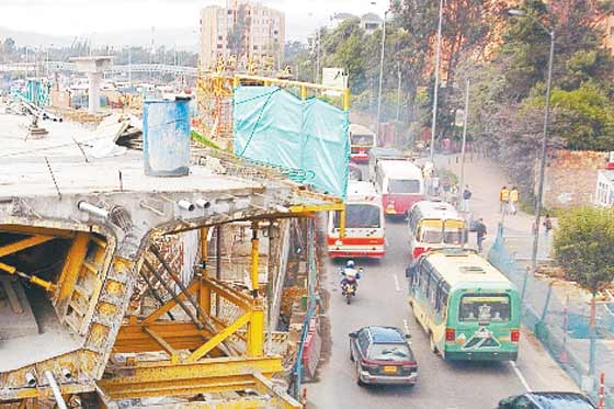 Obras de Transmilenio en Bogotá