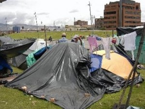 200 desplazados en el barrio Carvajal