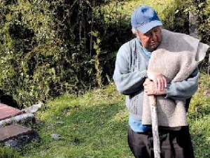 Habitante de Ciudad Bolívar en La Porquera