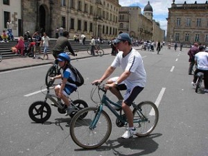 Ciclovía en Bogotá