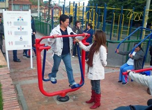 Gimnasio en la localidad de San Cristóbal