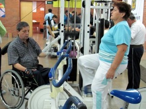 Gimnasio para personas con discapacidad