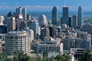 Downtown Montreal, Quebec, Canada, North America.