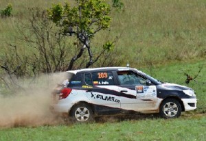 Rally colombiano en acción