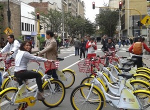 Bicicletas públicas en Bogotá