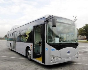 Buses eléctricos por la Carrera Séptima