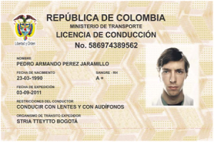 Licencias de conducción