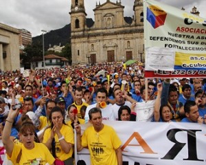 Marcha de trabajadores del calzado