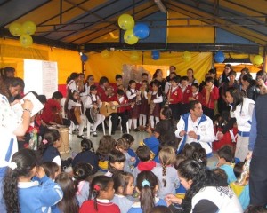 Actividad de los niños de Kennedy