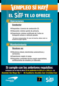 Feria Laboral SITP en San Cristóbal