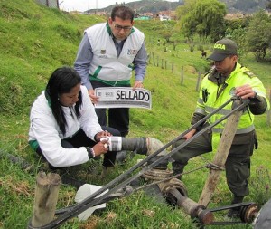 Sellamiento a recuperadora de scombros