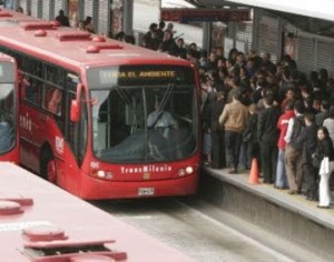 Pasajeros Transmilenio