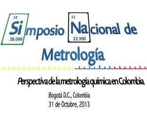 Simposio de Metrología Química