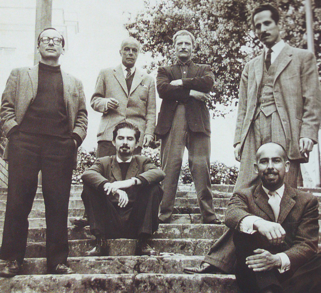 Enrique-grau, guillermo-widemann, alejandro-obregon, armando-villegas, fernando-botero y eduardo-ramirez-villamizar