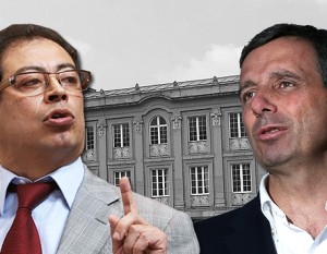 Gustavo Petro y Miguel Gómez