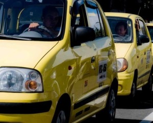 Taxis entre Bogotá y Soacha