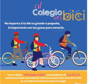 Al colegio en bici