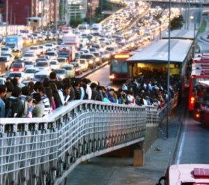 Congestiones en TransMilenio