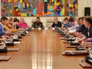 Consejo de ministros con presidente Santos