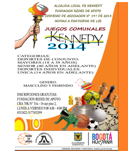 Juegos Comunales Kennedy