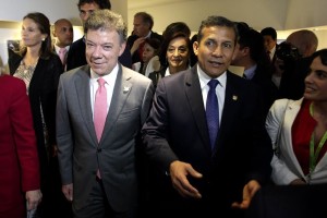Santos y Humala