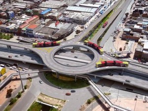 Obras de Transmilenio en la Calle sexta