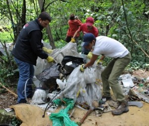 Jornada de limpieza en cerros de Chapinero