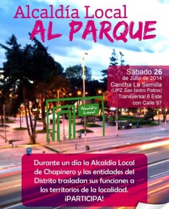 'Alcaldía al Parque' a Chapinero