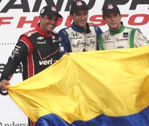 Podio colombiano en la IndyCar