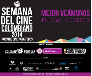 Semana del cine colombiano banner