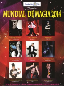 AFICHE  MUNDIAL DE MAGIA