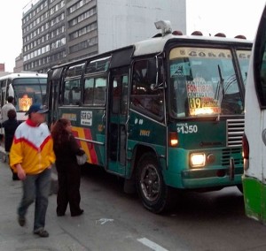 Bus tradicional Bogotá