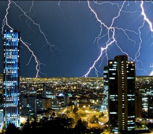 Rayos en Bogotá