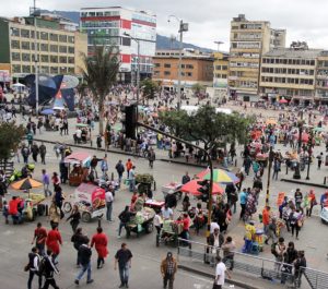 Plazoleta San Victorino Bogota, Colombia Sabado 16 de Mayo de 2015. Foto: Carlos Bernate / SEMANA